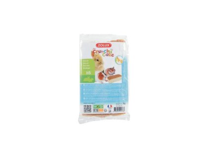 crunchy cake jablko banan pro hlodavce 75g zolux
