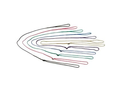 Vodítko nylon předváděcí 150cmn / 4mm – zelené