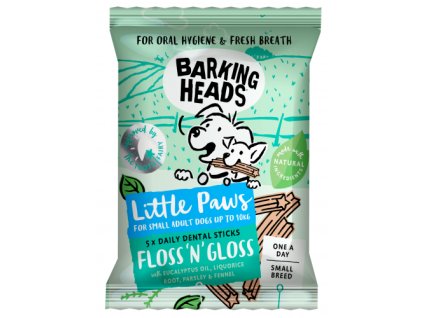 BARKING HEADS Treats Floss'n' Gloss Litt.Paws 100g