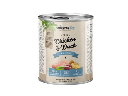 CHICOPEE JUNIOR kuřecí, kachní, bram. kon.pro štěňata 800 g