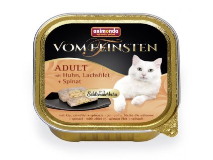 V.Feinsten CORE kuřecí, losos filet + špenát pro kočky 100 g