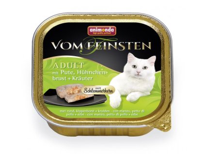 V.Feinsten CORE krůta, kuřecí prsa + bylinky pro kočky 100 g