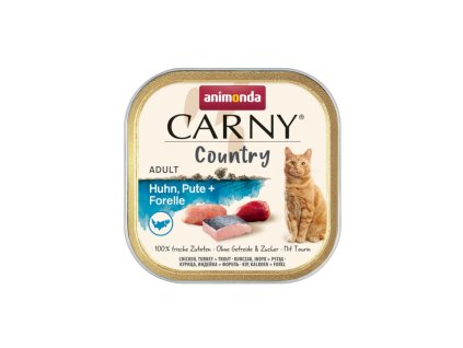 ANIMONDA CARNY Country Adult kuře, krůta a pstruh, paštika pro kočky 100 g