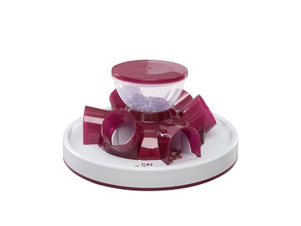 Cat Activity Tunnel Feeder - krmítko s tunýlky, o 28 × 14 cm