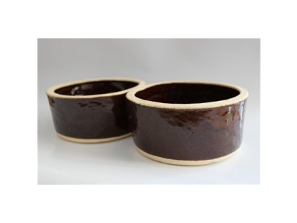 Krmítko dvojté 1l - keramika