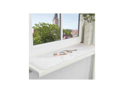 Lehací podložka NANI na okenní parapety 90 x 28 cm šedá