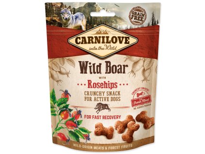CARNILOVE Dog Crunchy Snack Wild Boar with Rosehips with fresh meat 200g