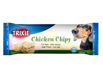 Snack Chips, lupínky pro psy s kuřecím, ø 4 cm, 100g