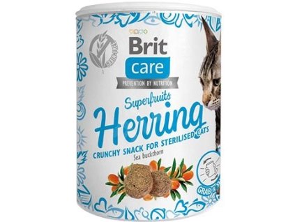 Brit Care Cat Snack Superfruits Herring 100g