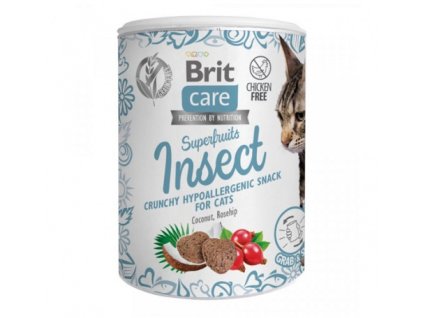 Brit Care Cat Snack Superfruits Insect 100g