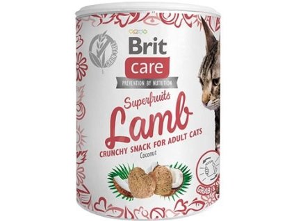BRIT Care Cat Snack Superfruits Lamb with Coconut 100g