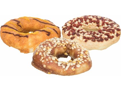 Donuts, buvolí kroužky s příchutí, ø 10 cm, 3 x 100 g