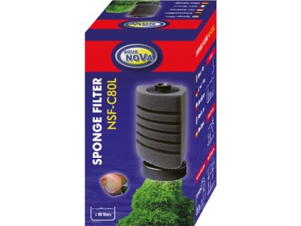 Vnitřní molitanový filtr - rohový NSF-C80l