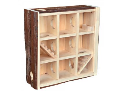 Natural Living hrací věž/bludiště, 3 poschodí 30x30x10 cm