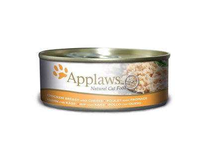 Applaws konzerva Cat Kuřecí prsa se sýrem 156 g