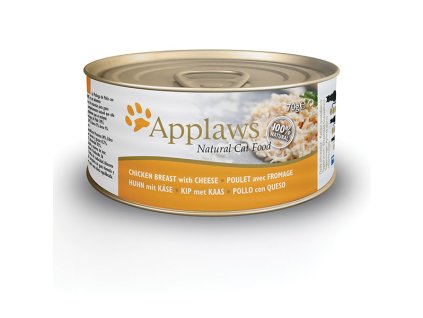 Applaws konzerva Cat Kuřecí prsa se sýrem 70 g