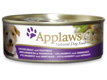 Applaws konzerva Dog Kuře a zelenina 156 g