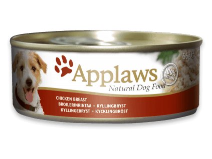 Applaws konzerva Dog Kuřecí prsa 156 g
