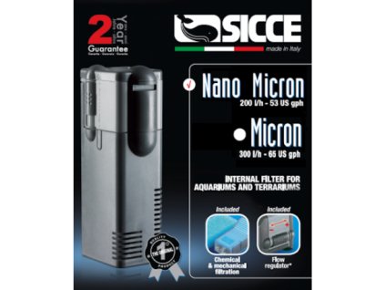 SICCE Nano Micron vnitřní filtr 200 l/h