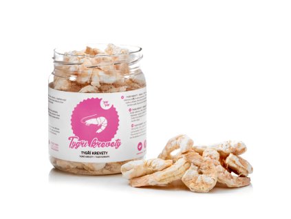 Raw Raw pamlsky mrazem sušené Tygří krevety 50g