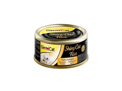 gimpet kocka konz shinycat filet kure s mangem 70g