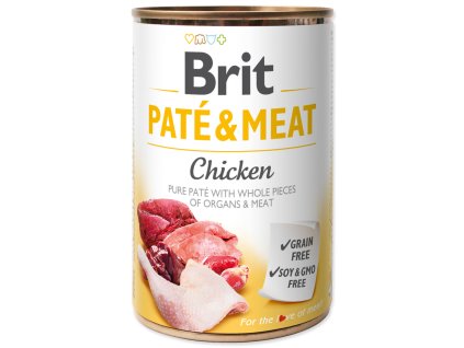 Konzerva BRIT Paté & Meat Chicken 400g
