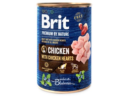 BRIT Premium by Nature Chicken with Hearts 400g