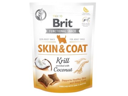 Brit care dog Functional snack Skin Coat Krill 150g