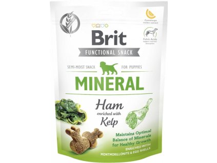 Brit care dog Functional snack Mineral Ham for Puppies 150g