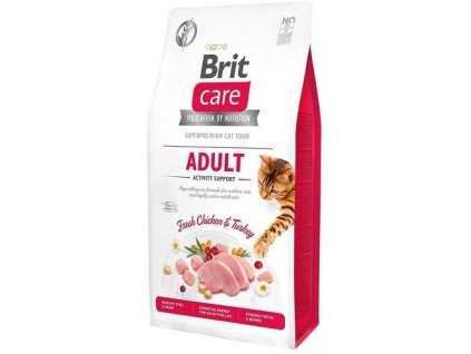 Brit care cat adult activity support grain free 0,4kg