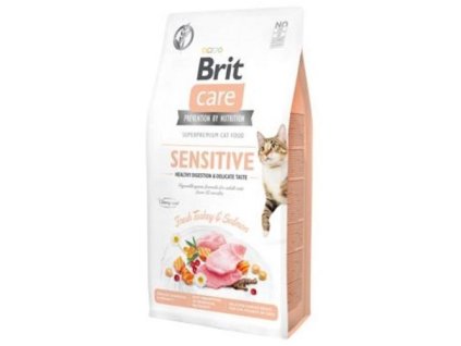 Brit care cat sensitive healthy digestion grain free 0,4kg