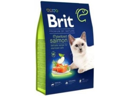 Brit Premium Cat by Nature Sterilized Salmon 1,5kg