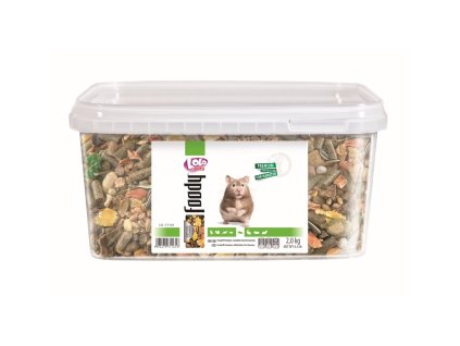 LOLO BASIC kompletní krmivo pro křečky 3 L, 2 kg kyblík