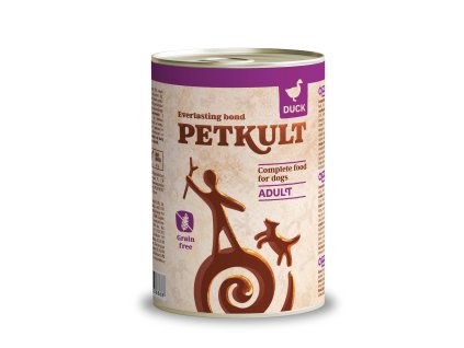 petkult wet food duck 400g