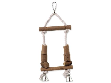 Houpačka EPIC PET dřevěná s lanem 32cm