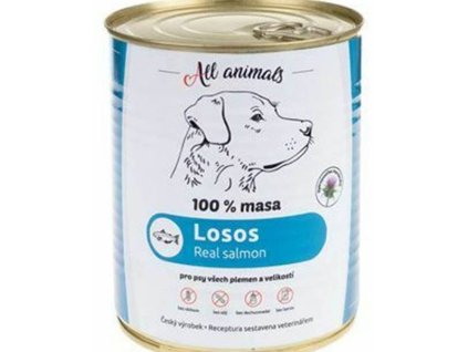 a all animals dog losos mlety 800g 27j