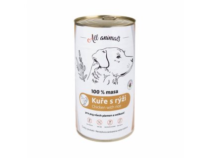 42303 all animals dog kureci mlete maso s ryzi 1200 g