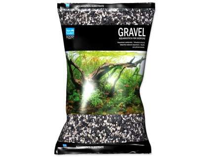 Drť AQUA EXCELLENT černá bílá 4-8 mm 8 kg