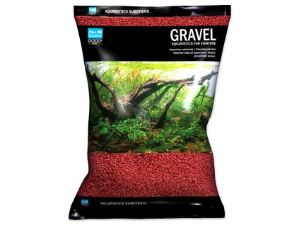 Písek AQUA EXCELLENT 1,6-2,2 mm červený - 3kg