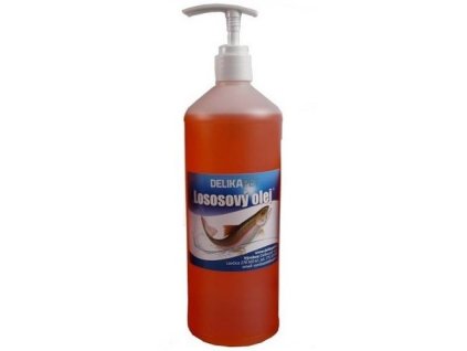 Lososový olej 1000 ml s pumpičkou habeo.cz