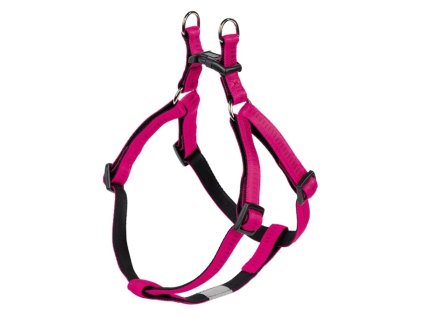 Nobby SOFT GRIP postroj nylon S-M 40-56cm / 15mm růžová 78520-77