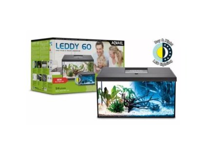 Akvárium set AQUAEL LEDDY Day & Night 60 černé 54l