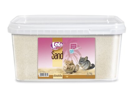 LOLO písek pro činčily v kyblíku 3L 5,1 kg