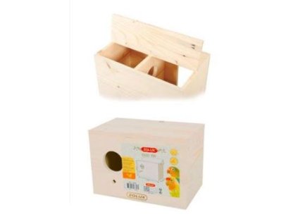Budka hnízdící do klece pták Duo 230x140x160mm Zolux