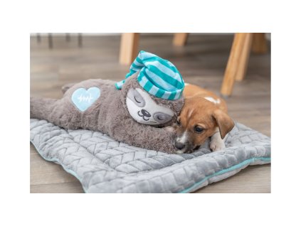 JUNIOR lenochod s tlukoucím srdcem, plyš, 34cm