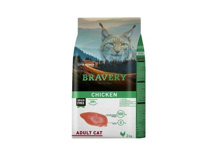 105331 bravery cat adult chicken 2kg