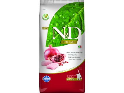 N&D PRIME CAT KITTEN Chicken & Pomegranate 5kg