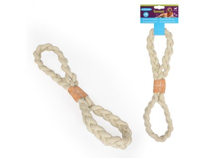 Přetahovadlo - osma s koženou záplatou Tommi