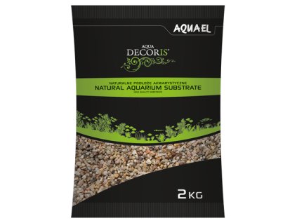 AQUAEL štěrk gravel NATURAL multicolored 1,4-2 mm