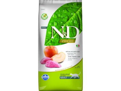 N&D PRIME CAT Adult Boar & Apple 5kg